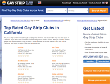 Tablet Screenshot of gaystripclubreviews.com